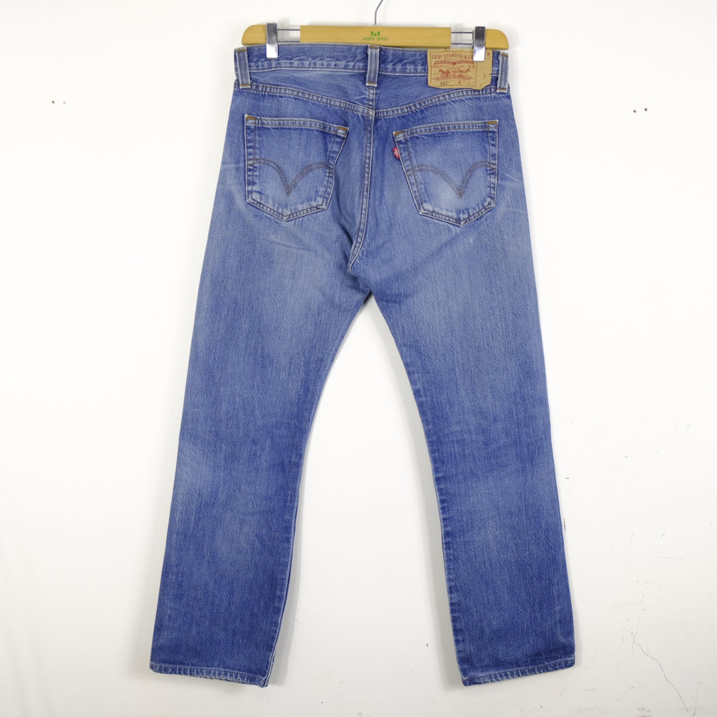 Levi's 501 Jeans Taglia W32 L32 Cotone