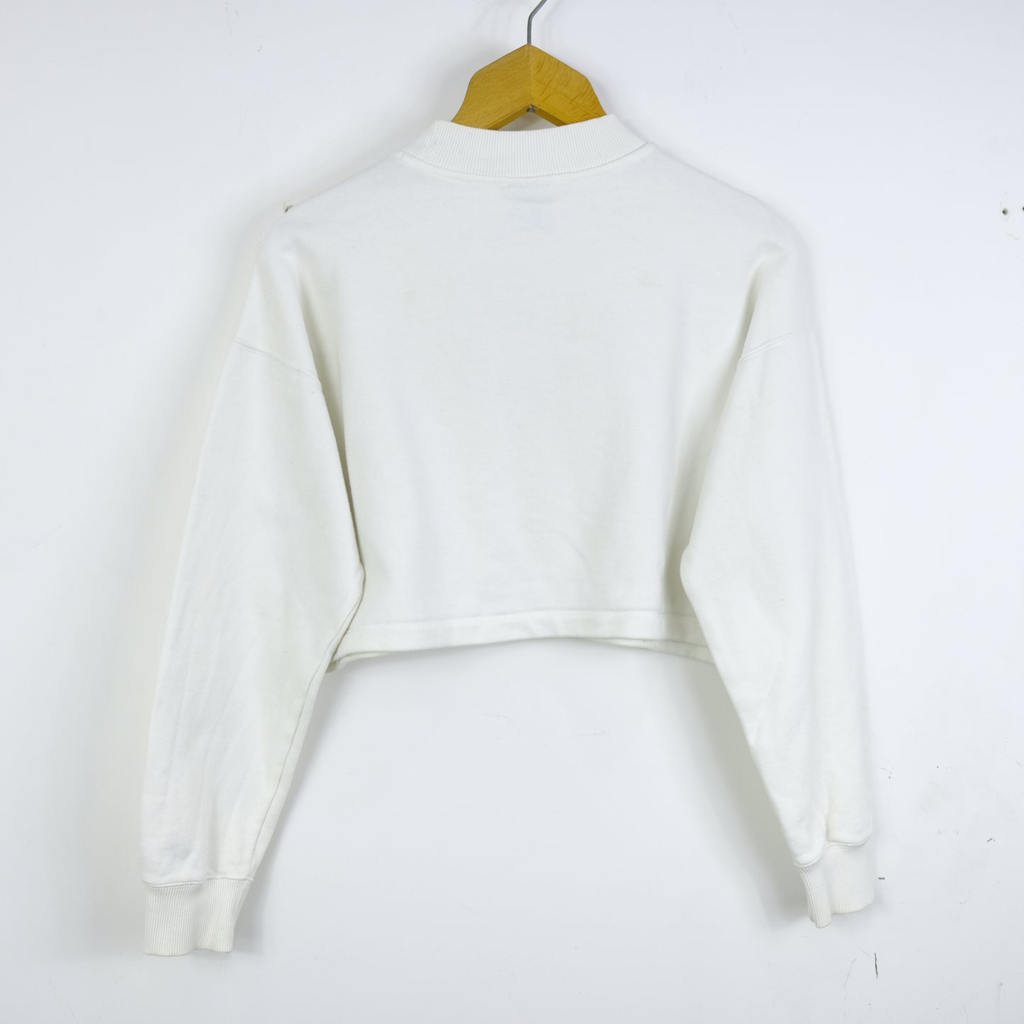 Champion Felpa Crop Big Logo Taglia L