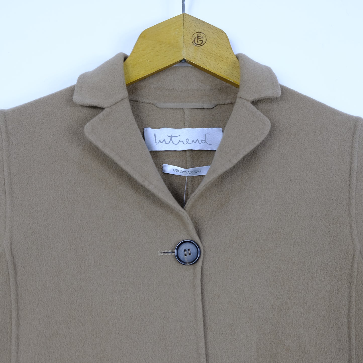 Intrend Max Mara Cappotto cucito a mano Taglia 36 Beige