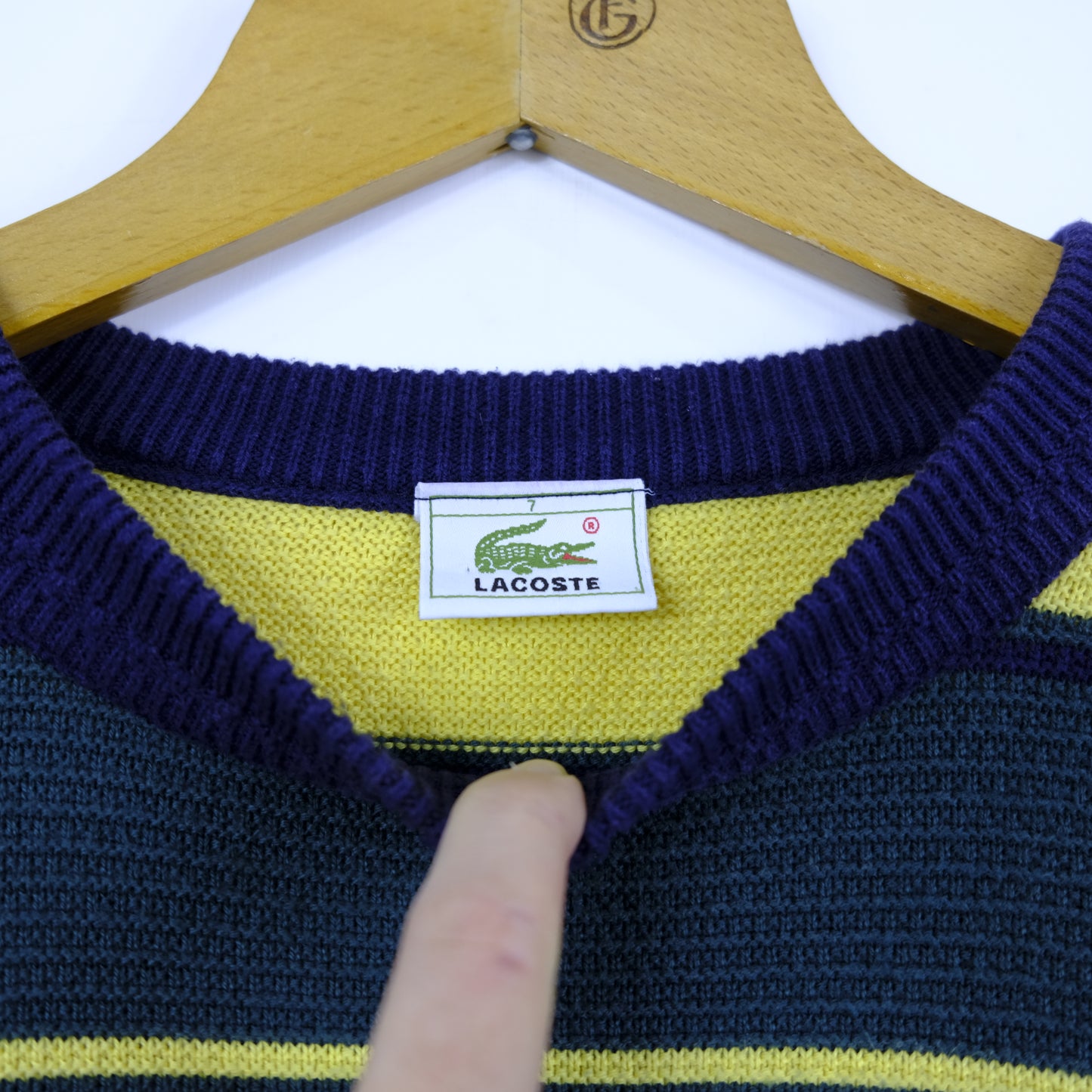 Lacoste Pullover Taglia 7 Vintage