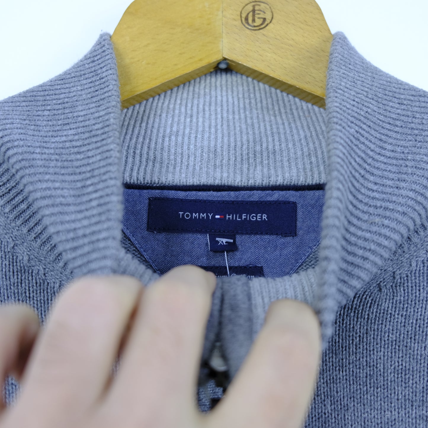 Tommy Hilfiger Maglione Taglia XL Grigio