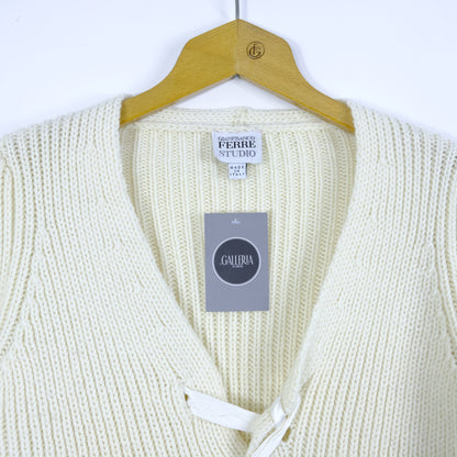 Ferrè Studio Cardigan Taglia S Bianco