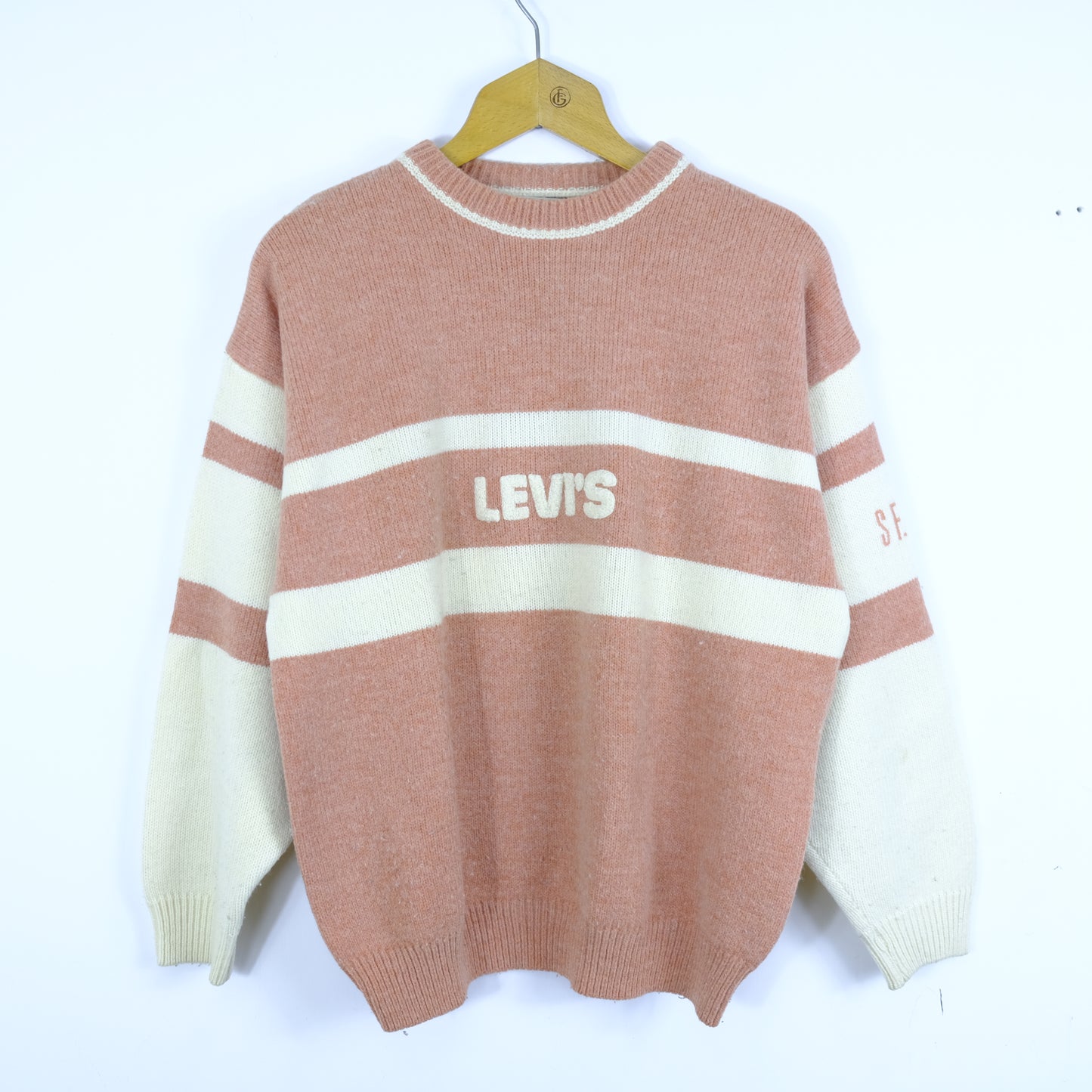 Levi's Strauss Maglione Taglia L Rosa