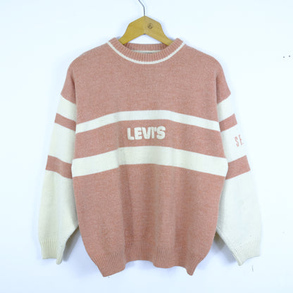 Levi's Strauss Maglione Taglia L Rosa
