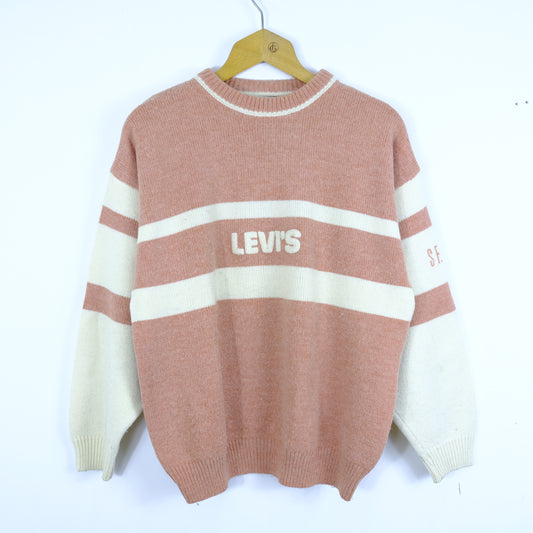 Levi's Strauss Maglione Taglia L Rosa