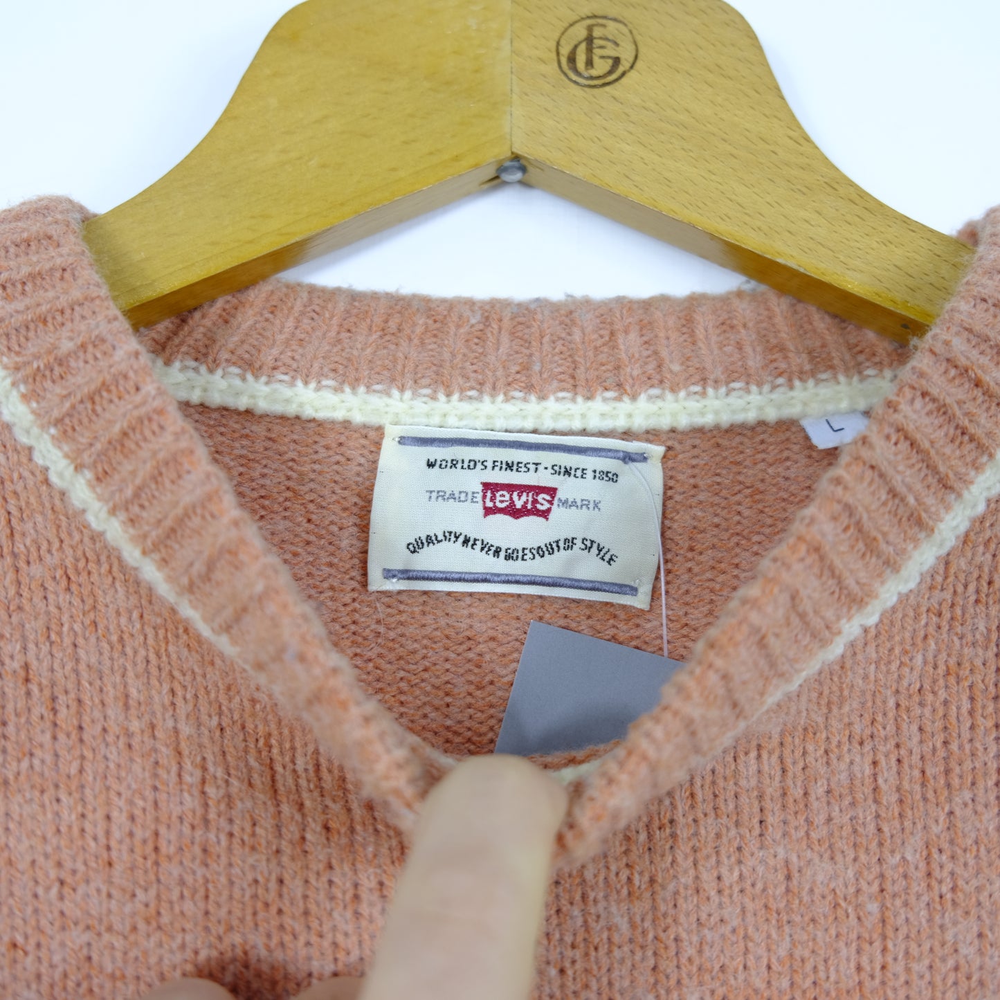 Levi's Strauss Maglione Taglia L Rosa