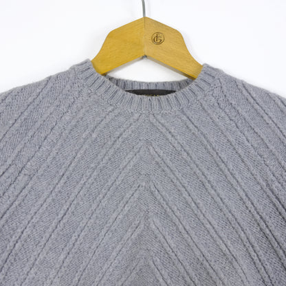 Trussardi Pullover Taglia XS Lana Grigio