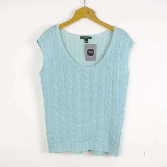 Ralph Lauren Gilet Taglia XL Turchese
