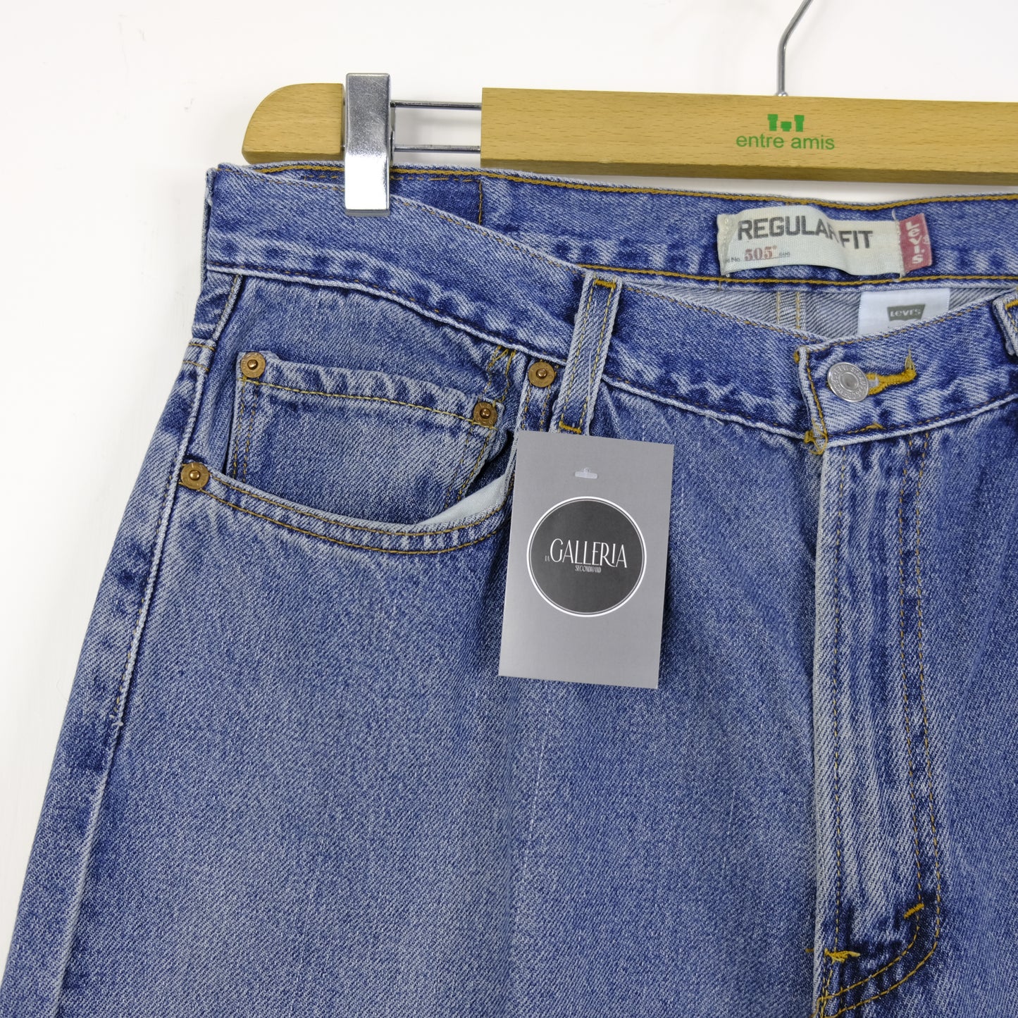 Levi's 505 Jeans Taglia W36 L32 Cotone