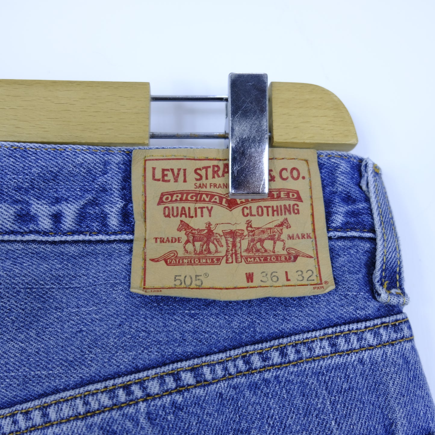 Levi's 505 Jeans Taglia W36 L32 Cotone