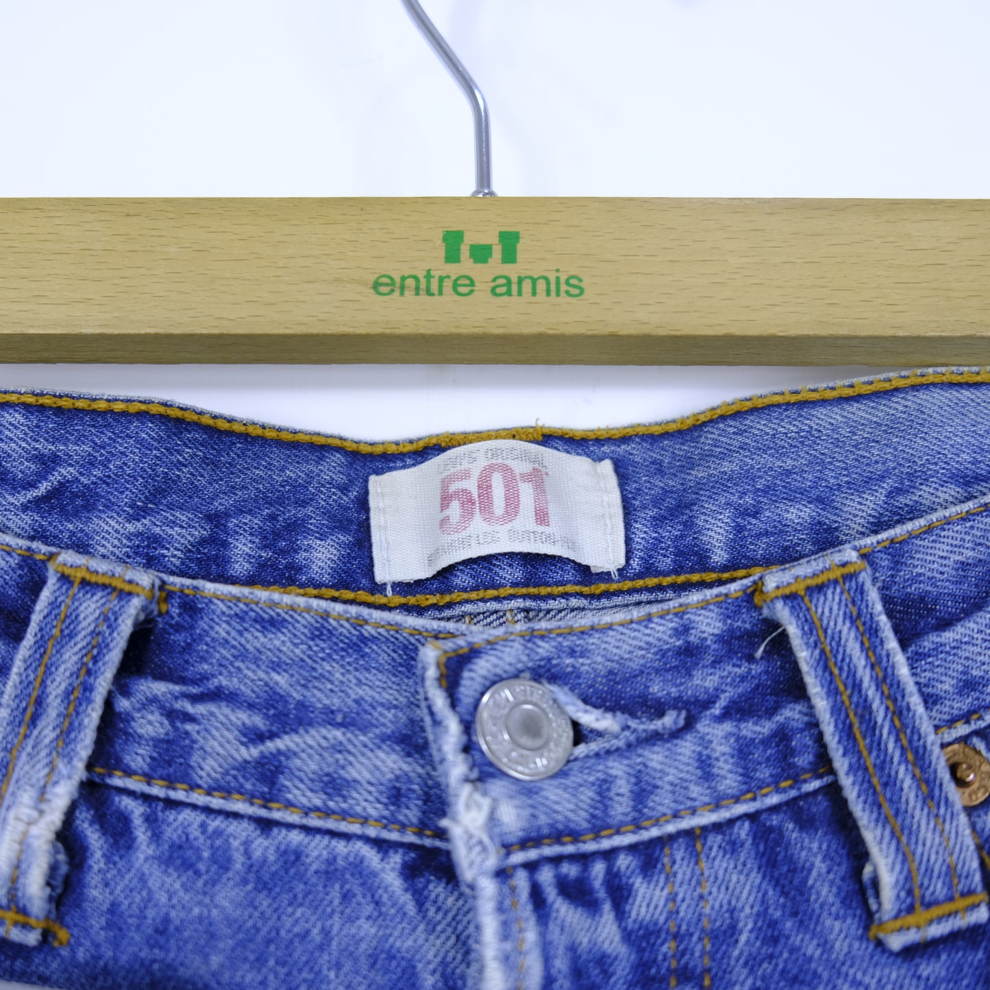 Levi's 501 Jeans Taglia W32 L32 Cotone