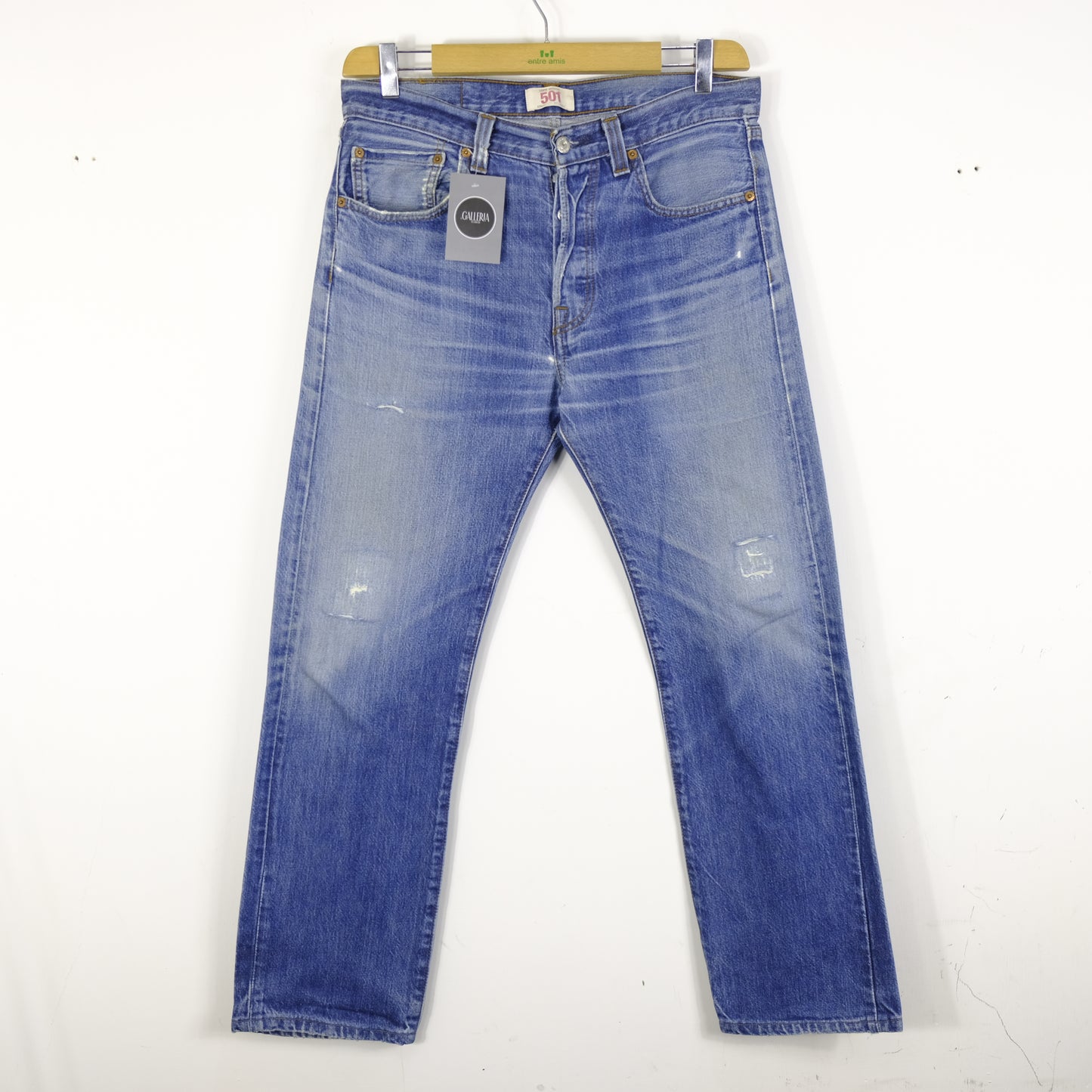 Levi's 501 Jeans Taglia W32 L32 Cotone