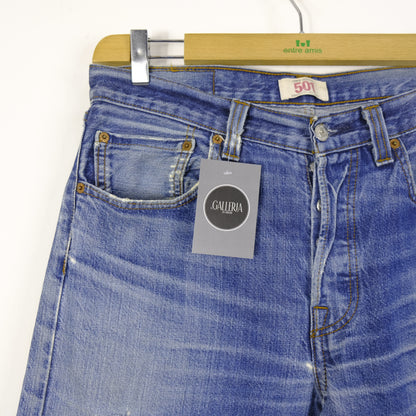 Levi's 501 Jeans Taglia W32 L32 Cotone