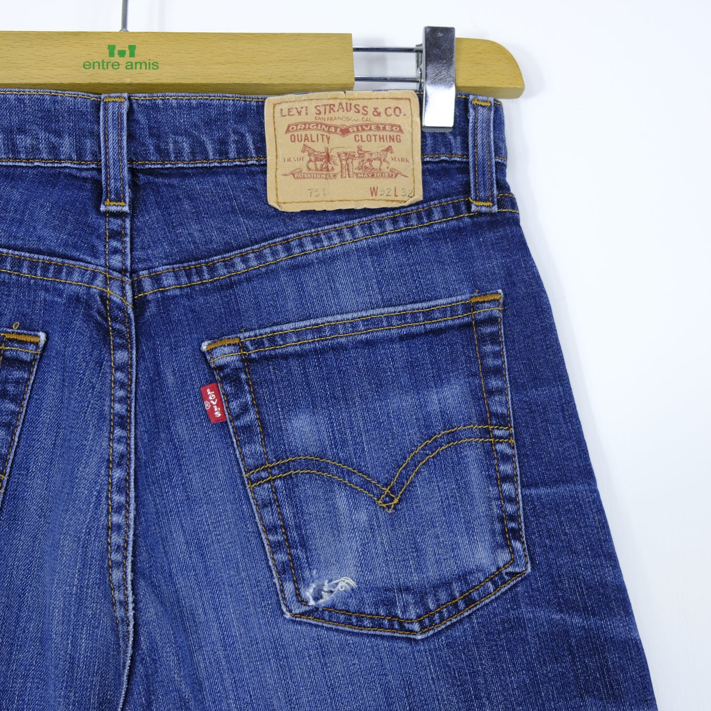 Levi's 751 Jeans Taglia W32 L32 Cotone