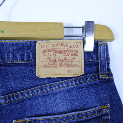 Levi's 751 Jeans Taglia W32 L32 Cotone