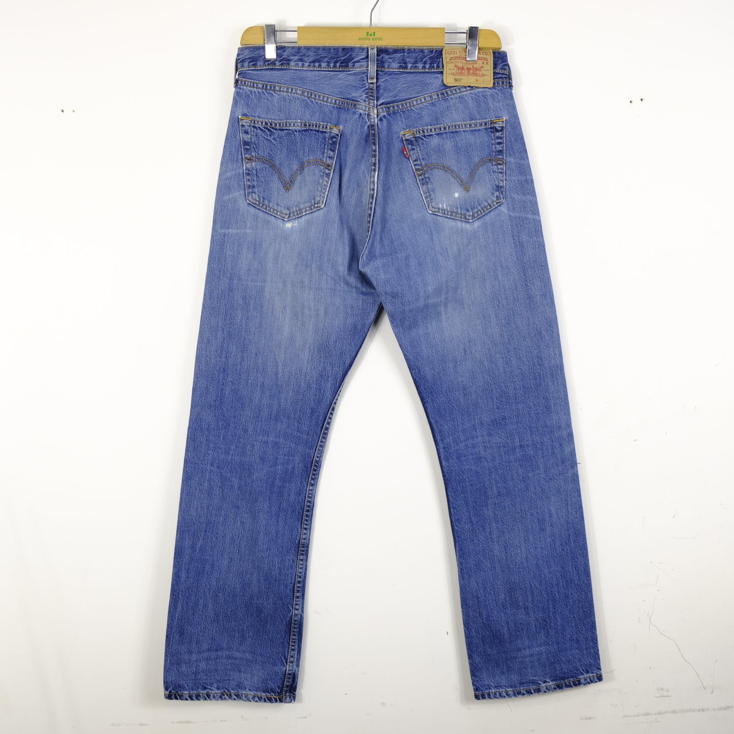 Levi's 501 Jeans Taglia W34 L32 Cotone