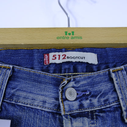 Levi’s 512 Bootcut Taglia W36 L30 Cotone