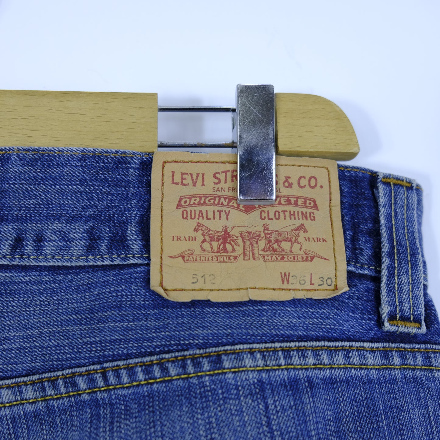 Levi’s 512 Bootcut Taglia W36 L30 Cotone