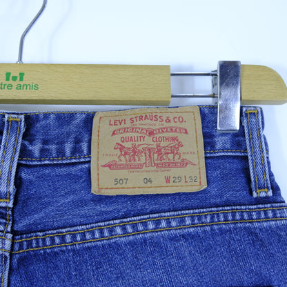 Levi's 507 Jeans Taglia W29 L32 Blu