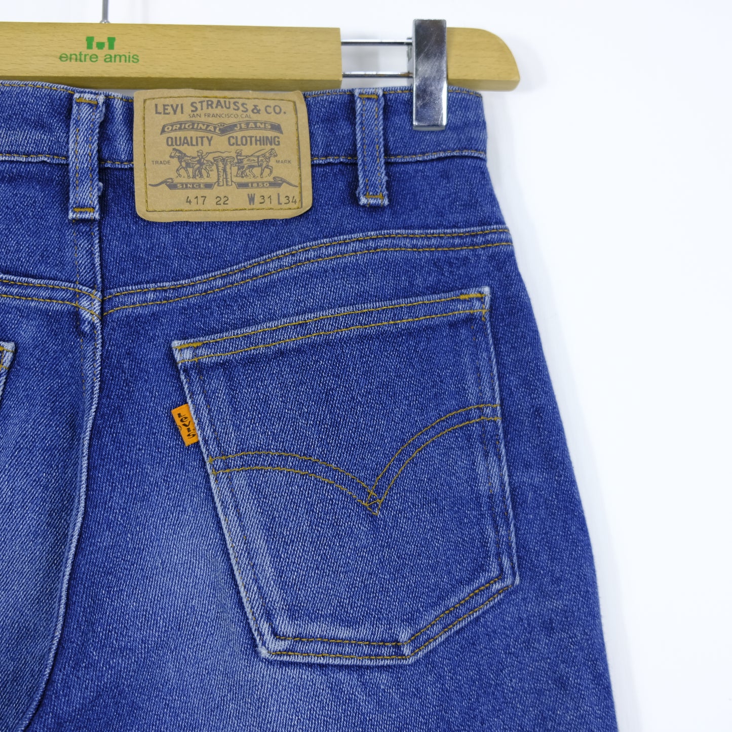 Levi's 417 Jeans Taglia W31 L34 Blu