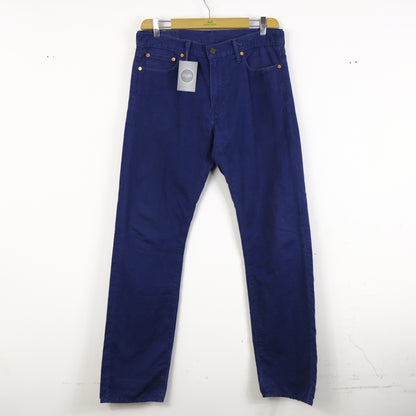 Levi's 513 Pantalone W32 L34 Blu