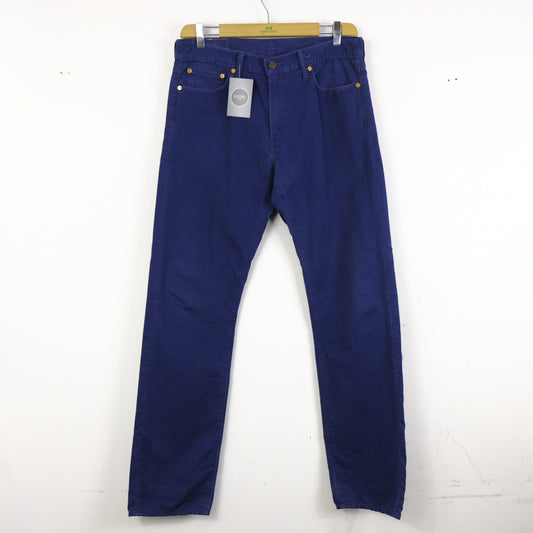 Levi's 513 Pantalone W32 L34 Blu