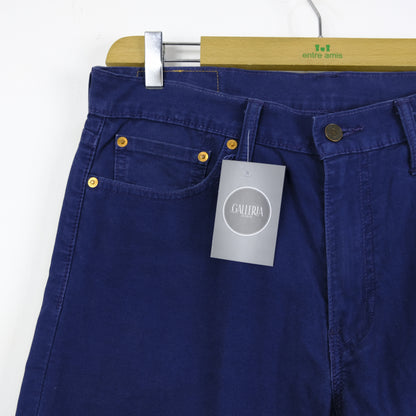 Levi's 513 Pantalone W32 L34 Blu