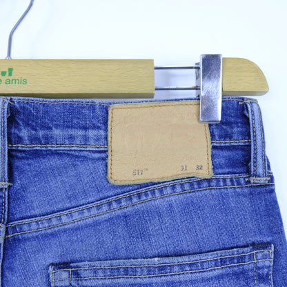 Levi's 511 Jeans Taglia W31 L32 Blu