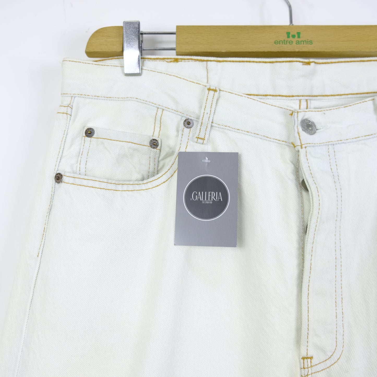 Levi's Jeans Bianco Taglia L