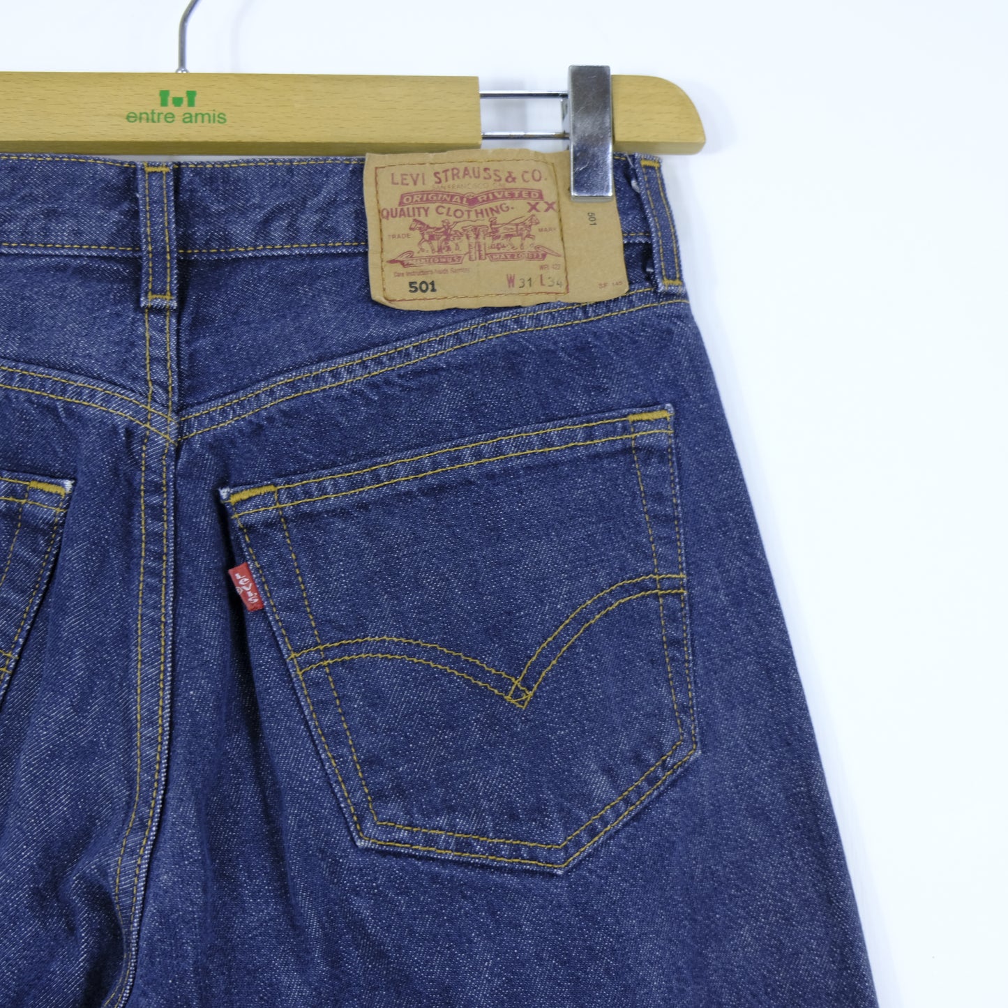 Levi's 501 Jeans Taglia W31 L34 Blu