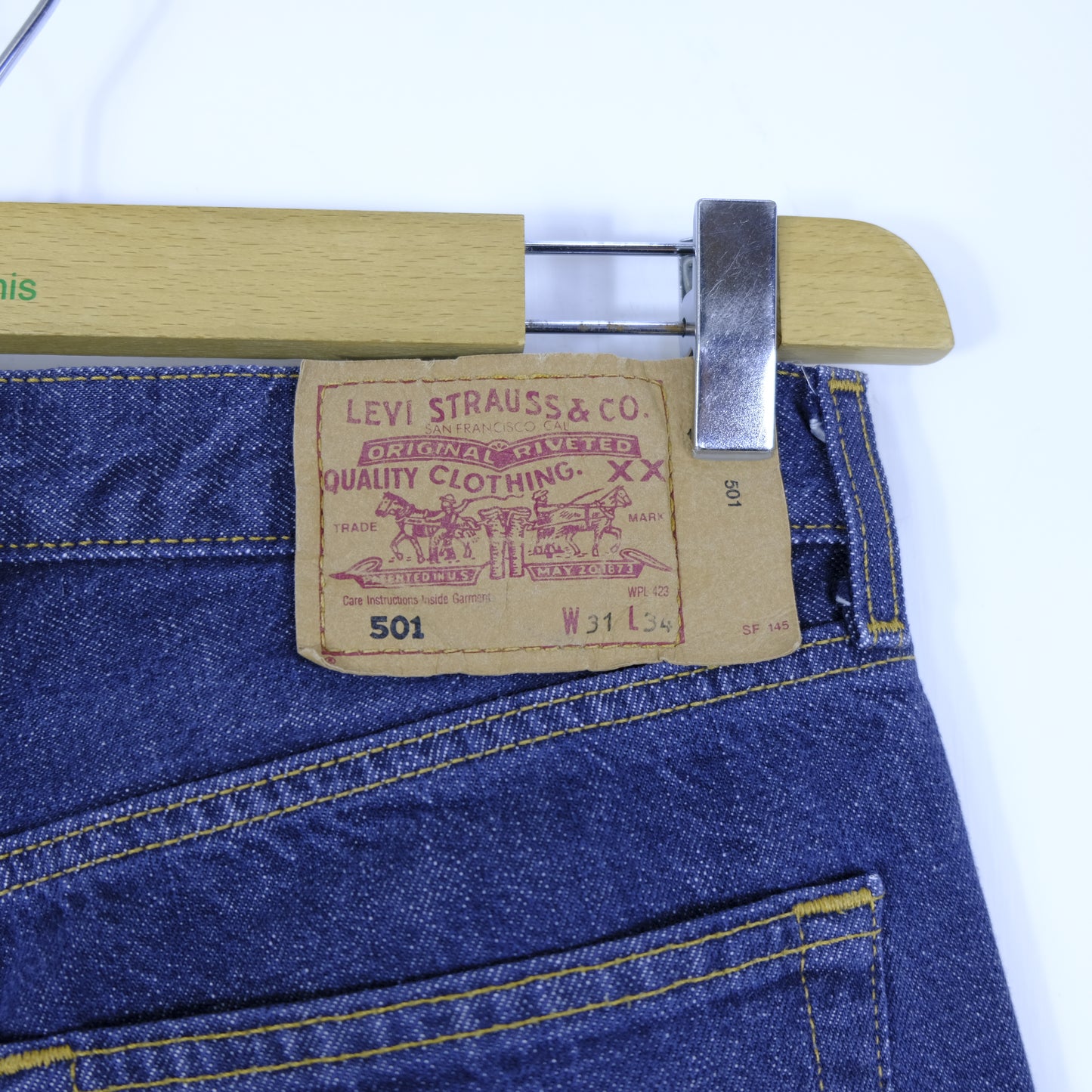 Levi's 501 Jeans Taglia W31 L34 Blu
