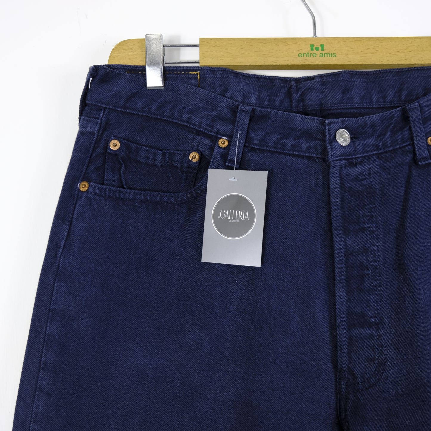 Levi's 501 Jeans Made in USA Taglia W36 L34 Blu