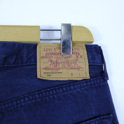 Levi's 501 Jeans Made in USA Taglia W36 L34 Blu
