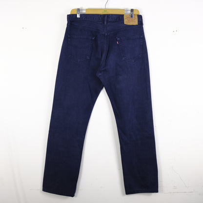 Levi's 501 Jeans Made in USA Taglia W36 L34 Blu