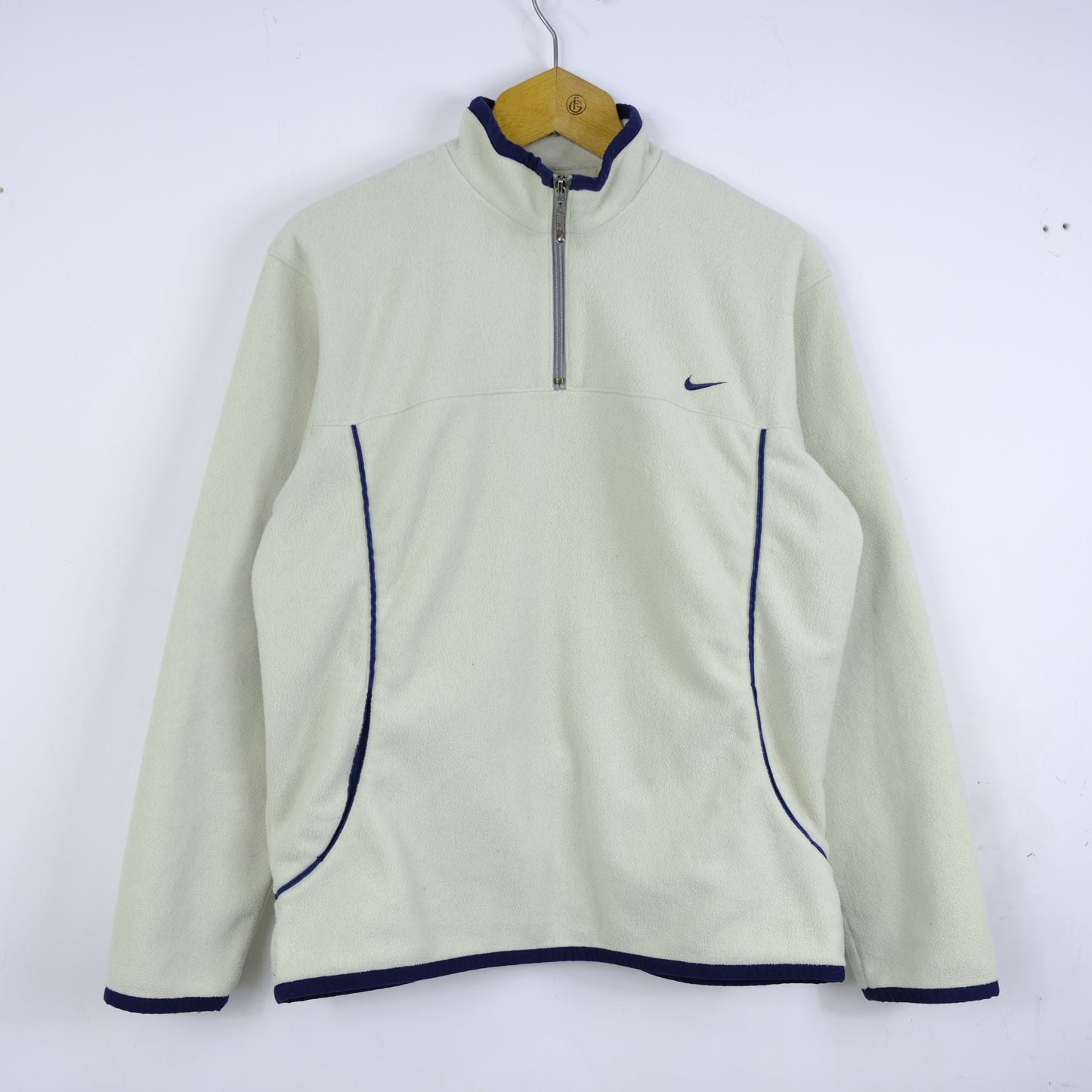 Nike Vintage Felpa Pile Mezza zip Taglia S