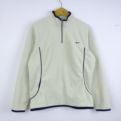 Nike Vintage Felpa Pile Mezza zip Taglia S