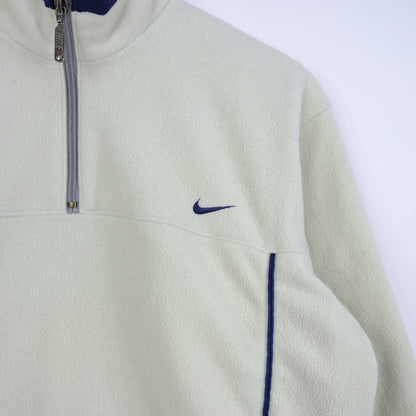 Nike Vintage Felpa Pile Mezza zip Taglia S