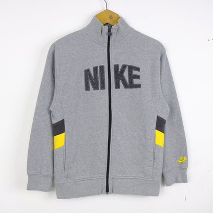 Nike Felpa Big Logo Zip Intera Taglia 14 Anni