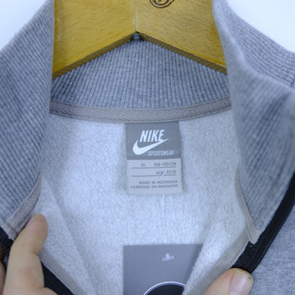 Nike Felpa Big Logo Zip Intera Taglia 14 Anni