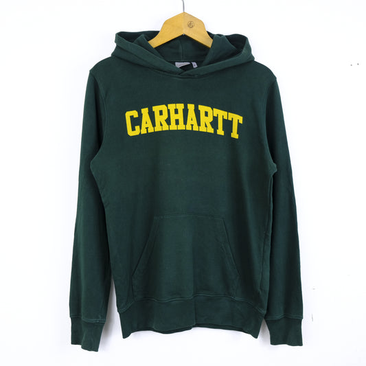 Carhartt Felpa Big Logo Taglia S con Cappuccio