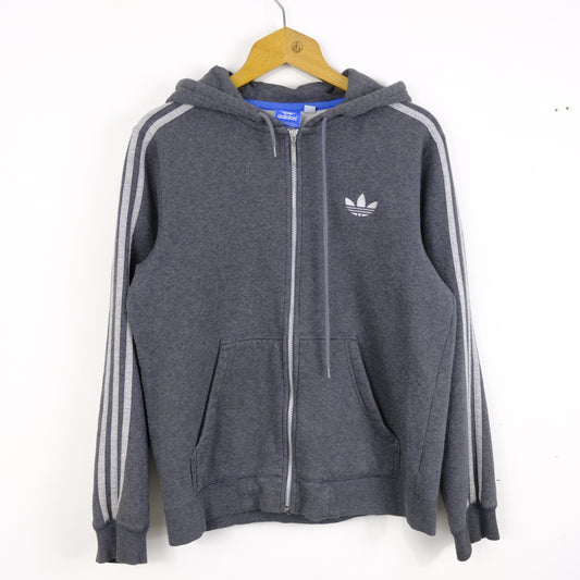 Adidas Felpa zip intera con cappuccio Taglia M