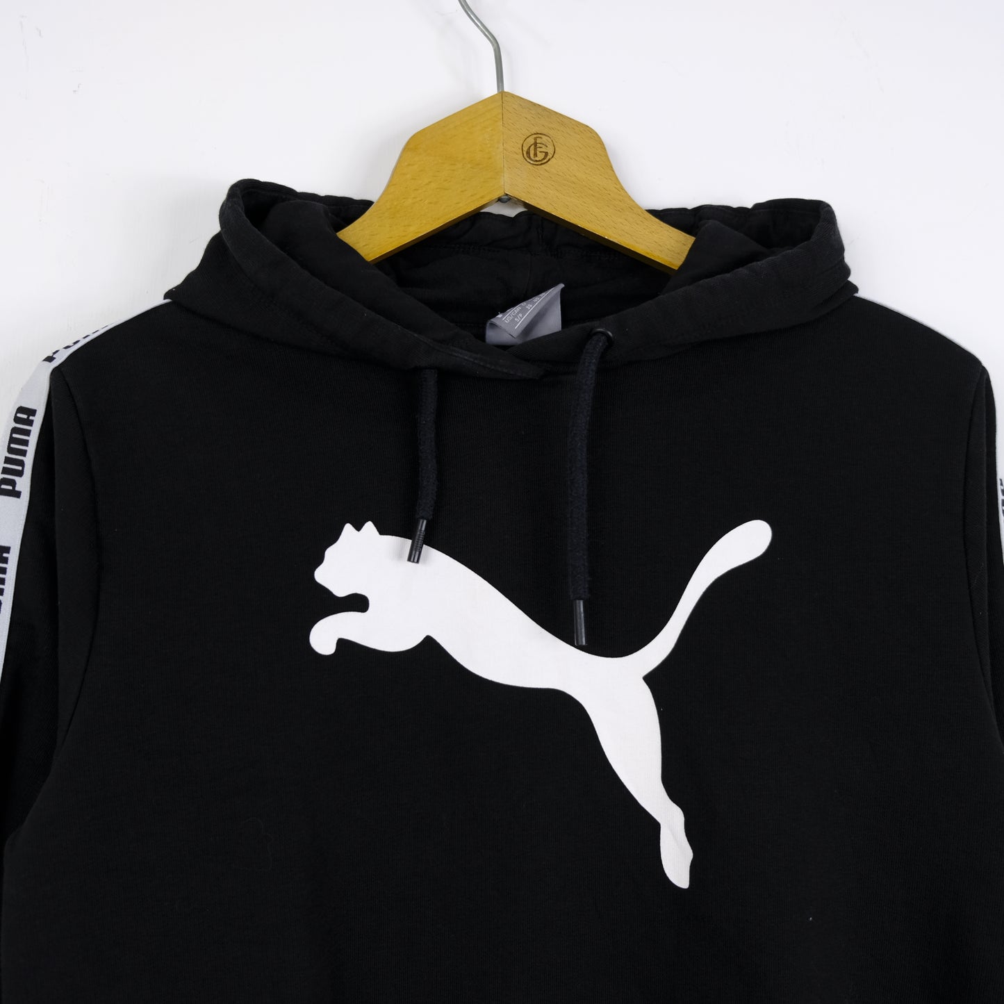 Puma Felpa Crop Big Logo Nero Taglia S