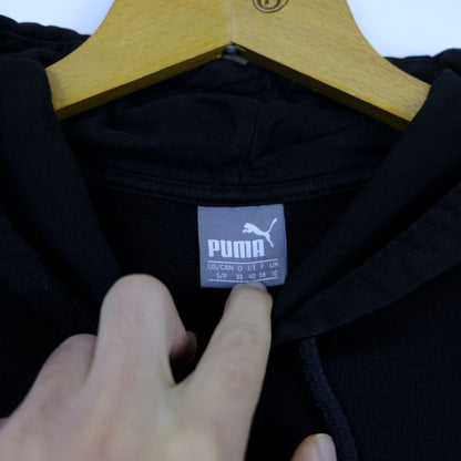 Puma Felpa Crop Big Logo Nero Taglia S