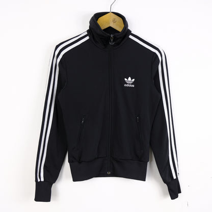 Felpa Adidas Zip Intera Big Logo Taglia 36