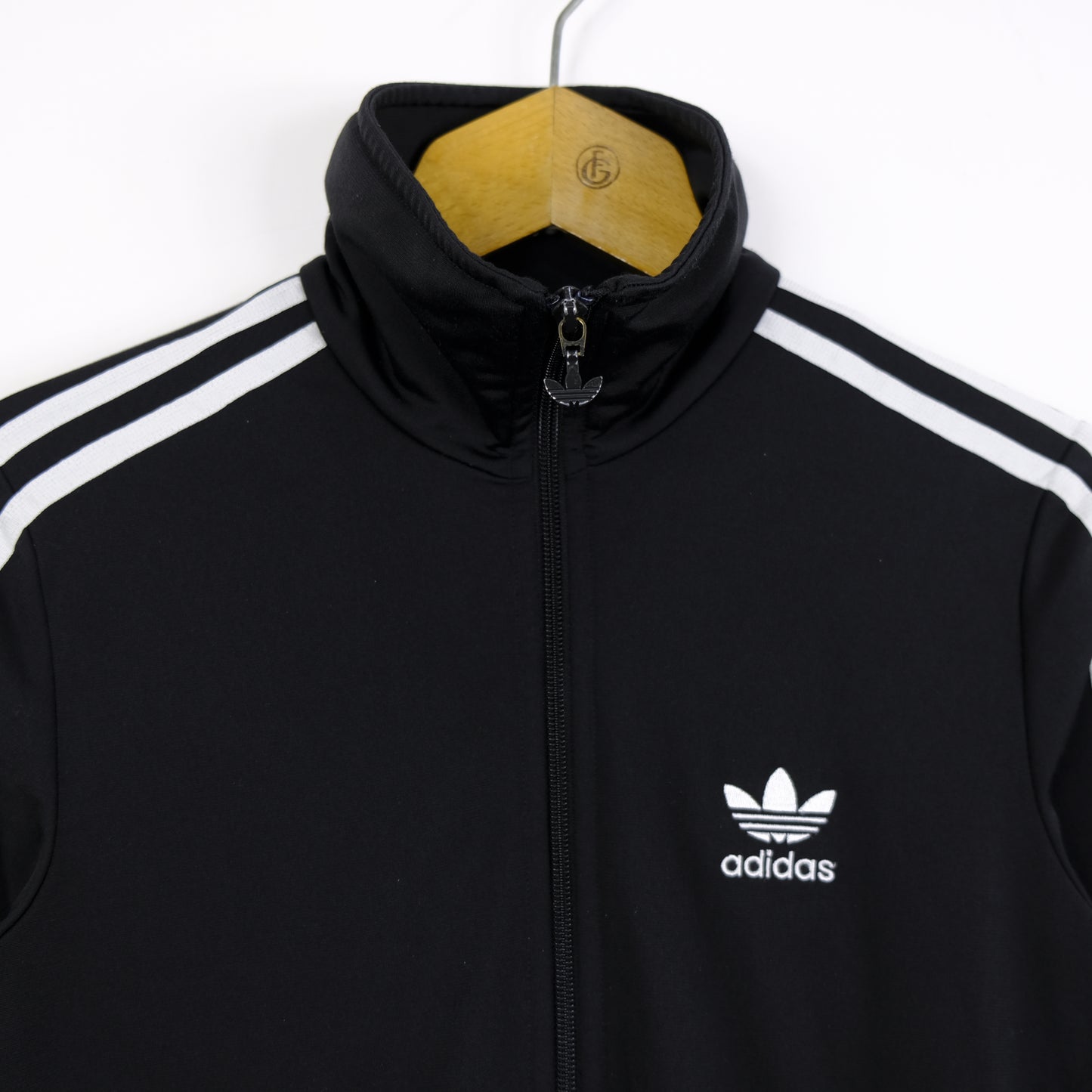 Felpa Adidas Zip Intera Big Logo Taglia 36