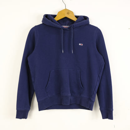 Tommy Jeans Felpa con Cappuccio Taglia XS Blu