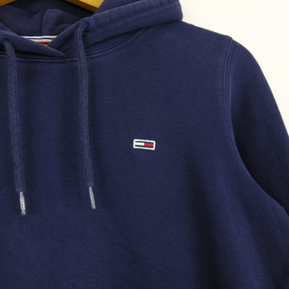 Tommy Jeans Felpa con Cappuccio Taglia XS Blu
