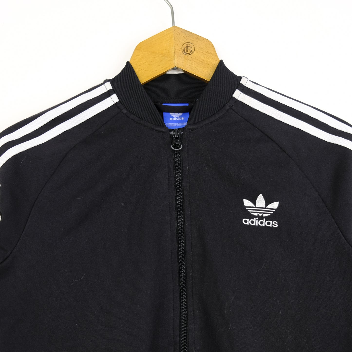 Adidas Felpa Zip Intera Nero Taglia 13 anni