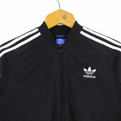 Adidas Felpa Zip Intera Nero Taglia 13 anni