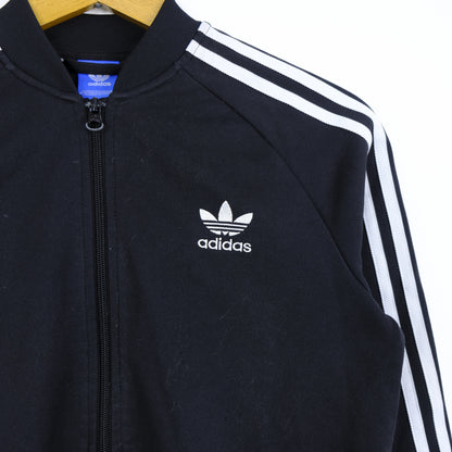 Adidas Felpa Zip Intera Nero Taglia 13 anni